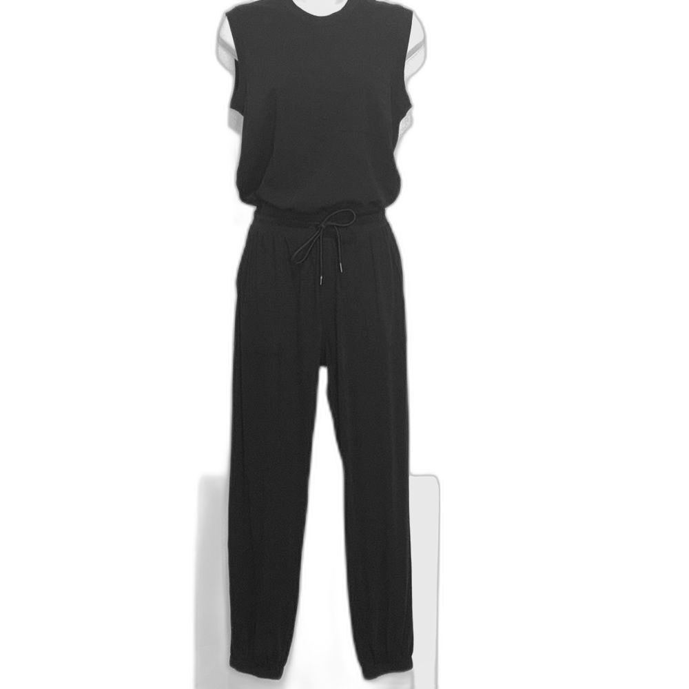 NWOT ATM Anthony Thomas Melillo sleeveless black romper XS